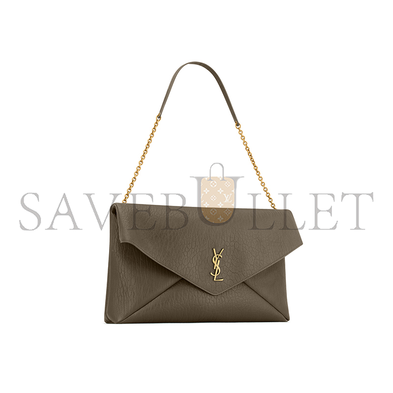 YSL CASSANDRE LARGE POUCH ON CHAIN IN LAMBSKIN 841702AACYT3212 (35*22*3cm)